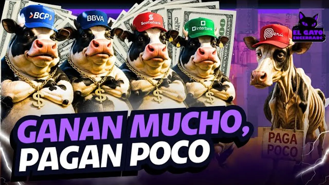 Reproducir: LOS BANCOS: VACAS GORDAS EN LAS UTILIDADES, VACAS FLACAS EN LOS INTERESES | EL GATO ENCERRADO🐈‍⬛