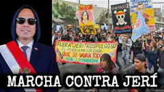 Marcha Nacional contra el régimen de Jerí y el Congreso | Jerí declara ante la prensa mermelera