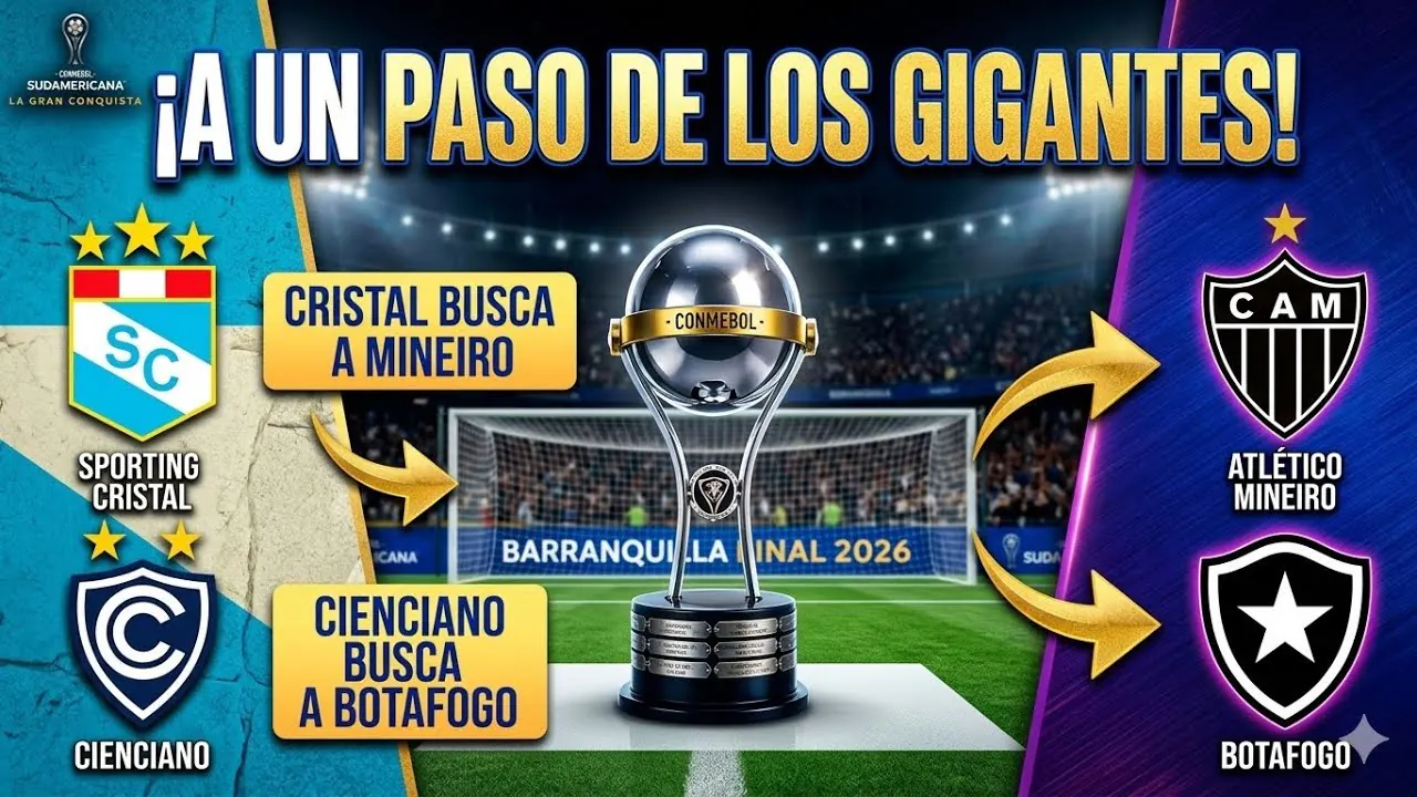 Reproducir: 🟡 EN VIVO | SORTEO OCTAVOS DE FINAL CONMEBOL SUDAMERICANA 2026 ⚽🔥 CRUCES Y REACCIONES