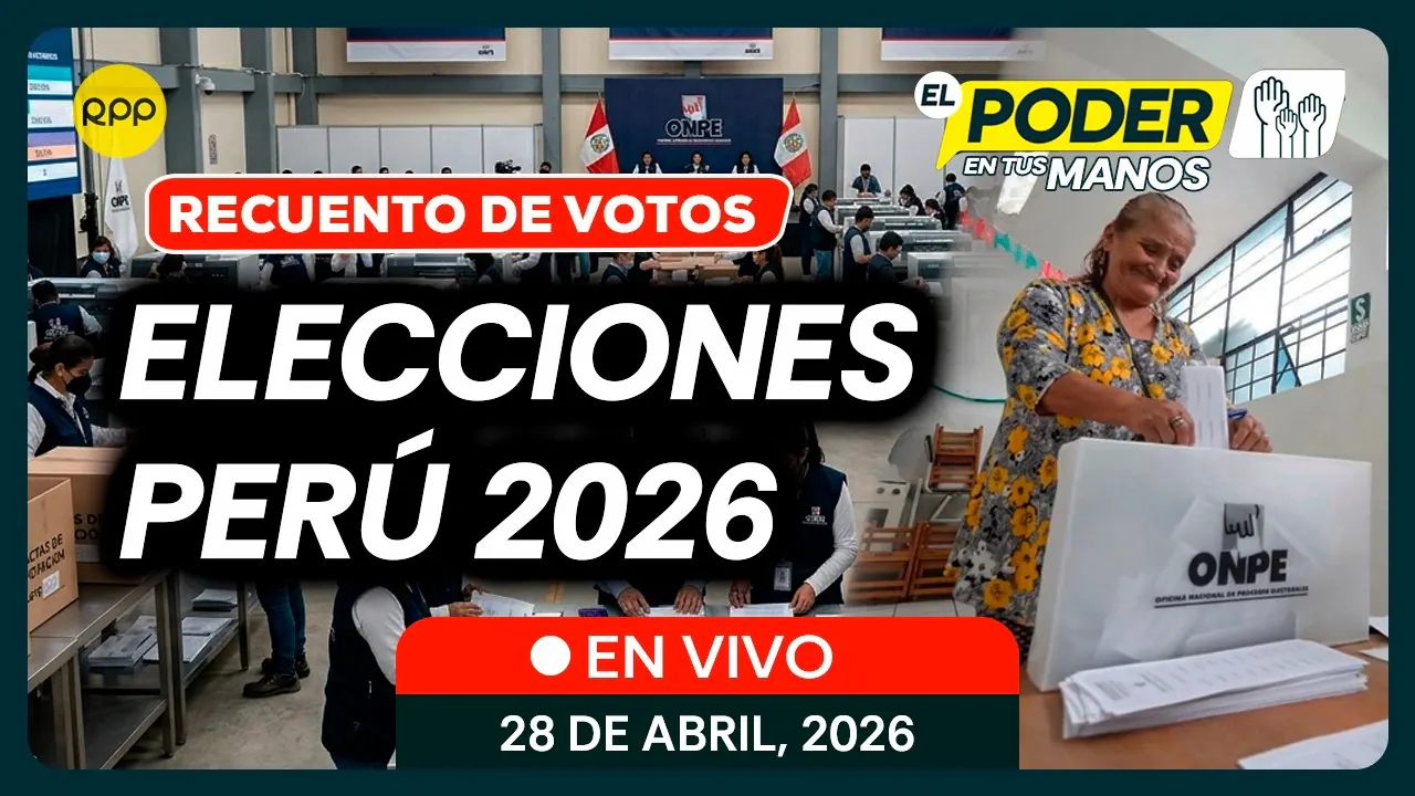 Reproducir: ELECCIONES 2026 PERÚ 🔴 ONPE resultados electorales y recuento de votos del JNE | 28/04/2026