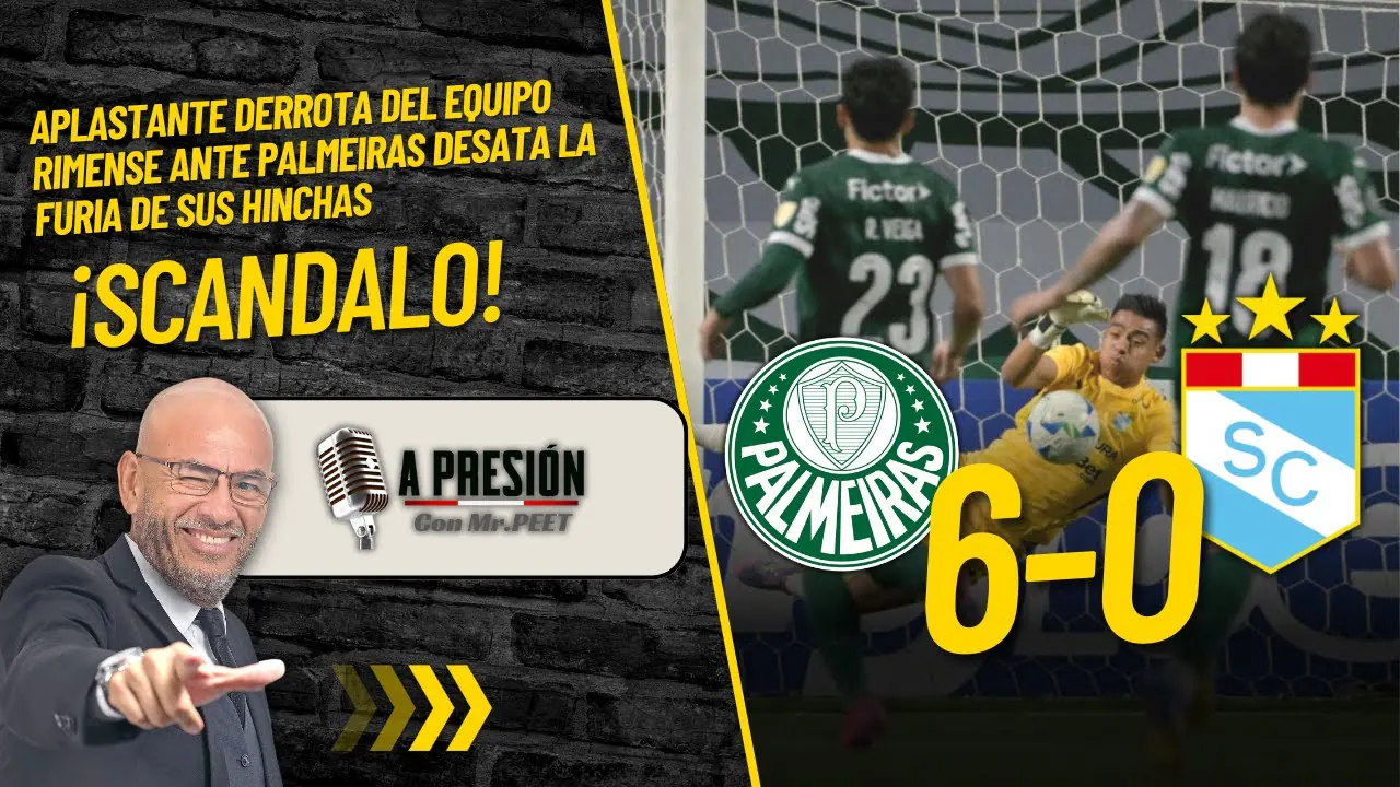 Reproducir: ESCÁNDALO EN CRISTAL TRAS CAER 6-0 ANTE PALMEIRAS