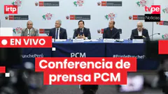 Premier Eduardo Arana y ministros de Estado ofrecen conferencia de prensa hoy 16 de julio del 2025