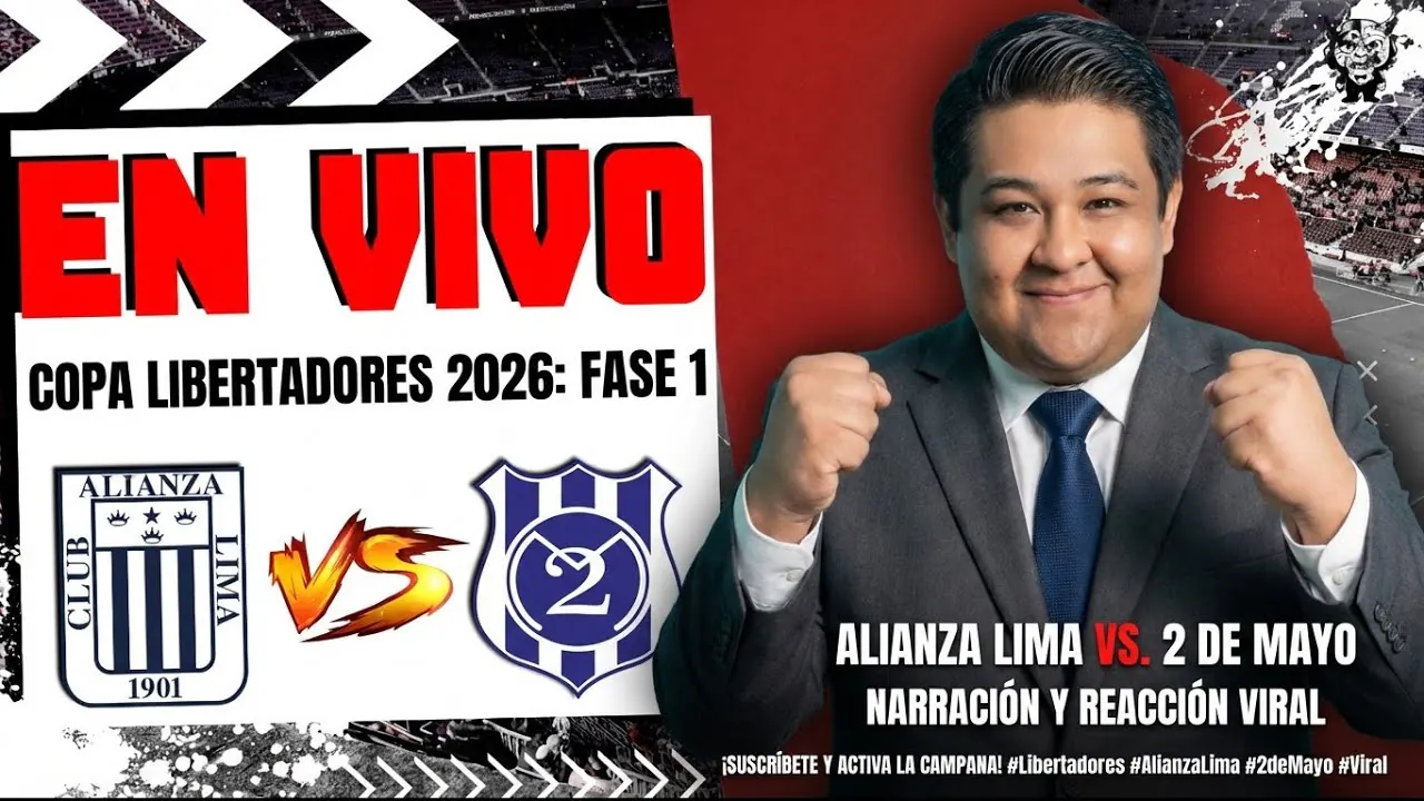 Reproducir: 2 DE MAYO VS. ALIANZA LIMA | Conmebol Libertadores 2026 | Fase 1