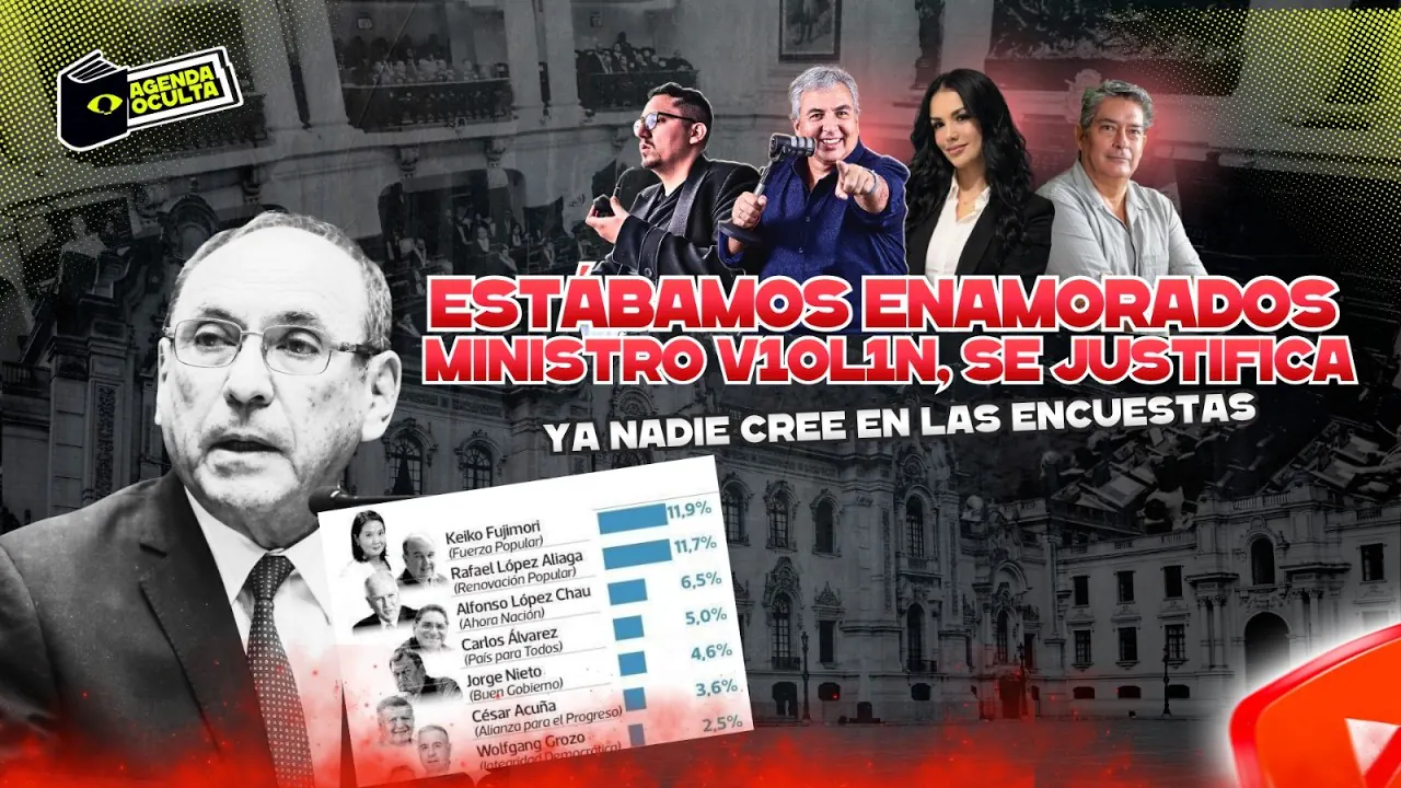 Reproducir: MINISTRO VIOLÍN Y NUEVA ENCUESTA - AGENDA OCULTA