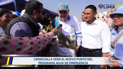 Colocación de la primera piedra para la instalación de pilones en Cieneguilla | 16 de agosto.