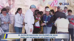 Inauguración de pilones de agua en Puente Piedra | 24 de julio.