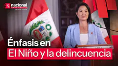 Keiko Fujimori prioridad El Niño y la delincuencia | ”Nacional en la Noticia” | EN VIVO