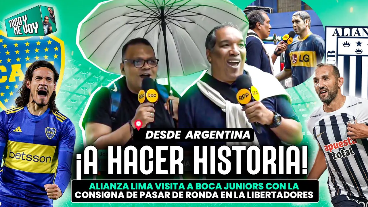 Reproducir: #ENVIVO 🔥BOCA JUNIORS VS. ALIANZA LIMA: GOROSITO VA POR LA HAZAÑA EN LA BOMBONERA #TOCOYMEVOY