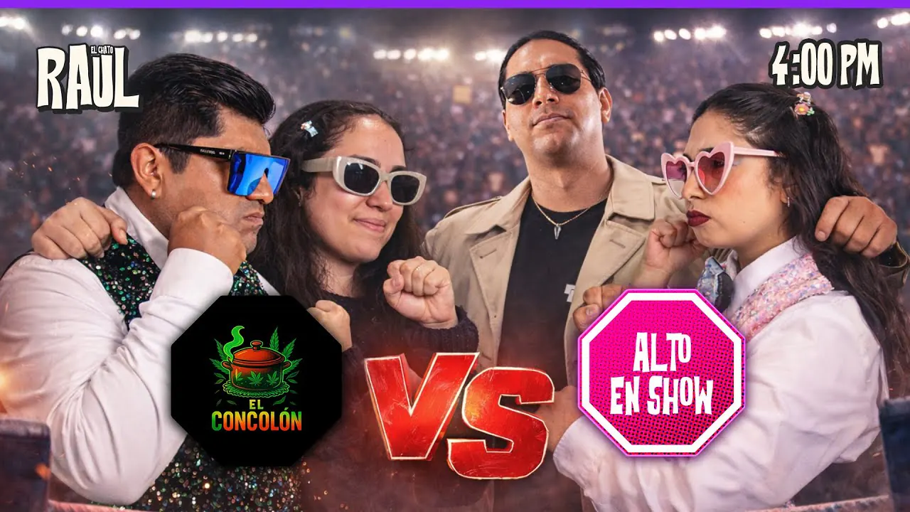 Reproducir: EL CONCOLÓN EN ALTO EN SHOW 🤯 Janeth, Raúl, Celeste y Pietro420 🔥 🟢🟢- #ElChatoRaul