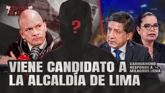¿QUÉ CANDIDATO A LA ALCALDÍA DE LIMA VENDRÁ? ¿CARHUANCHO LLEGA A RESPONDERLE A MILAGROS LEIVA?