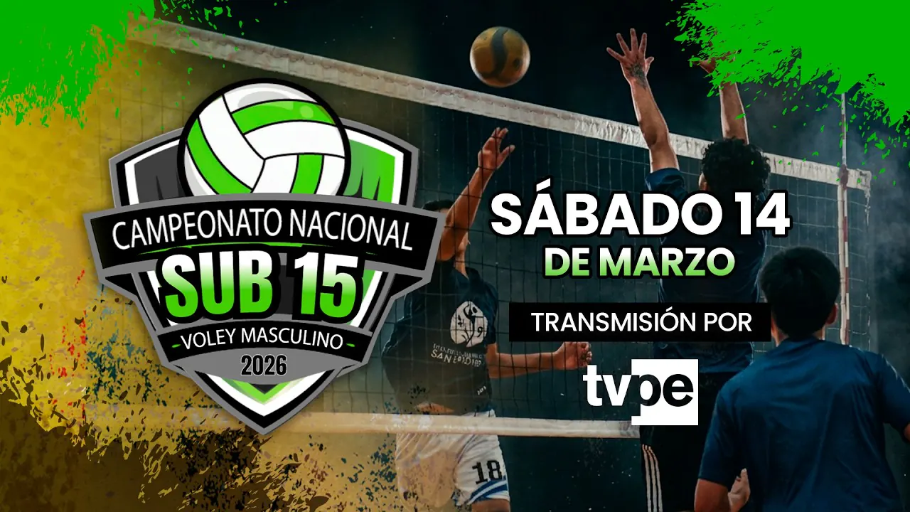 Reproducir: EN VIVO | Campeonato Nacional Sub-15 de Vóley Masculino por TVPerú