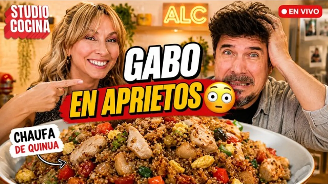 Reproducir: BELÉN ESTÉVEZ PONE EN APRIETOS A GABRIEL CALVO 💃😳 | Studio Cocina