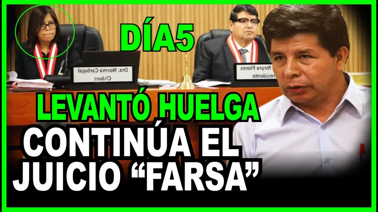 Reproducir: 🔴P. CASTILLO JUICIO DE RUPTURA! POR REBELIÓN CONTINÚA "LA FARSA" DÍA 5