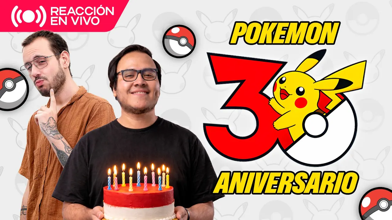 Reproducir: 30 AÑOS DE POKÉMON en vivo y en español + SORTEOS | REACCIÓN AL POKÉMON PRESENTS 2026