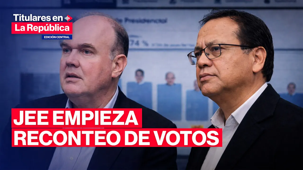 Reproducir: 🔴 ELECCIONES 2026: JEE comenzó el reconteo de votos por actas observadas #TLR