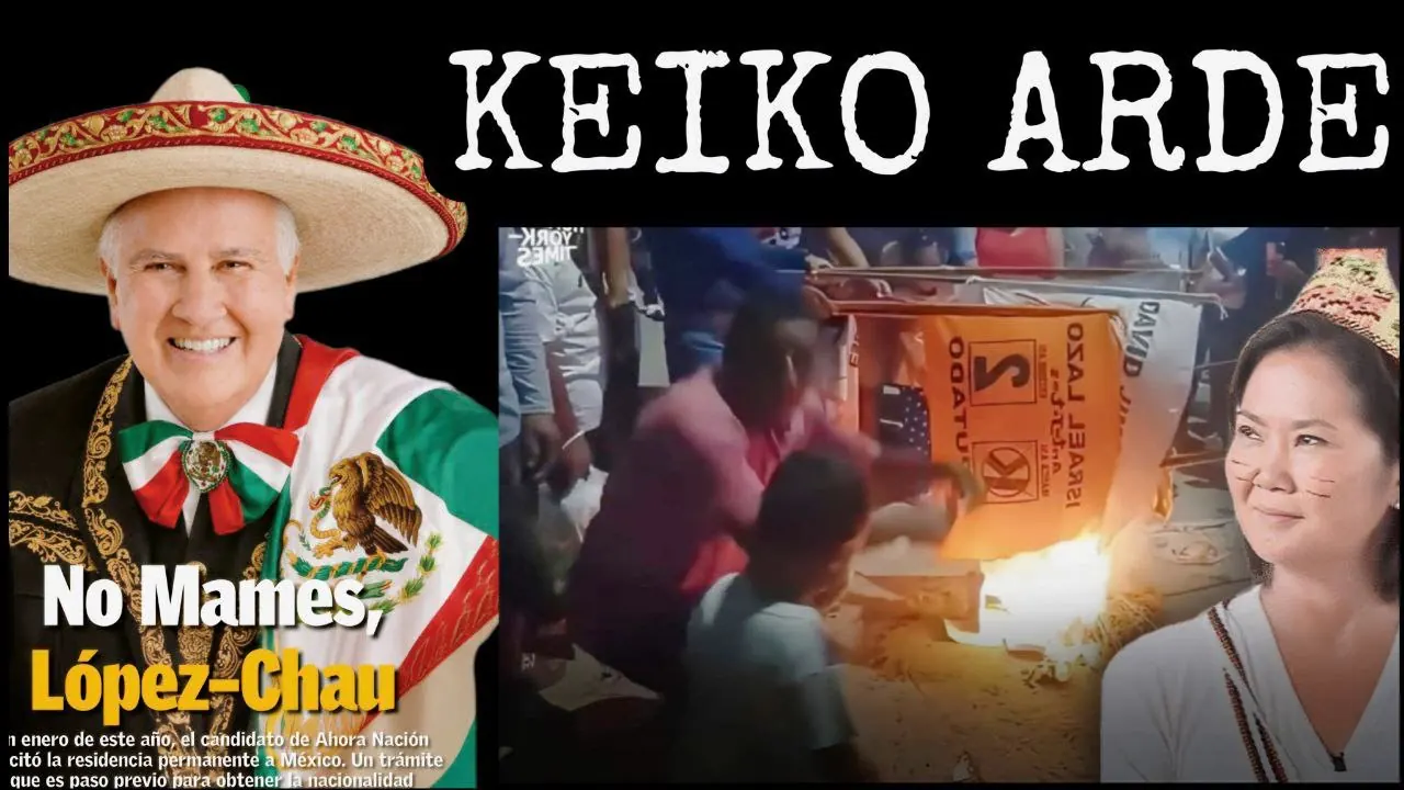 Reproducir: Linchan a KEIKO en PICHANAKI | López Chau se corre a MÉXICO | Hernando de SOTO llora en tv basura
