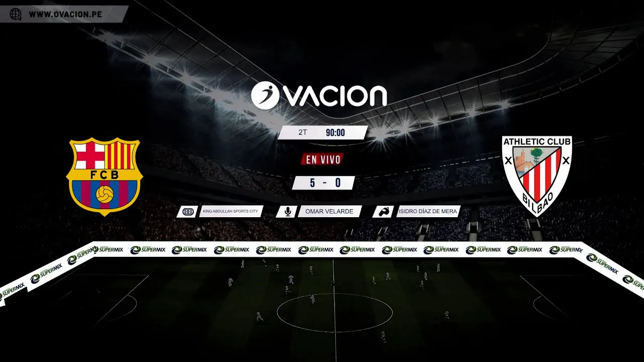 Reproducir: Barcelona vs Athletic Club por RADIO OVACION 🔴 #ENVIVO | SUPERCOPA DE ESPAÑA - SEMIFINAL