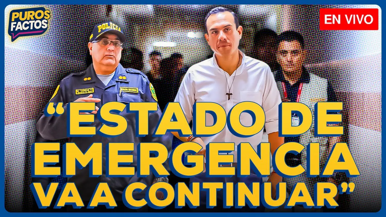 Reproducir: 🚨 #ENVIVO | JOSÉ JERÍ QUE EL ESTADO DE EMERGENCIA EN LIMA Y CALLAO SERÁ PRORROGADO #PUROSFACTOS