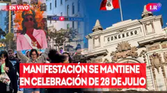 EN VIVO: Manifestación se mantiene en celebración de 28 de julio | #EnVivoLR