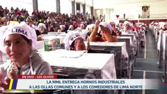 Entrega de hornos industriales a las ollas comunes y a los comedores populares | 10 de noviembre.