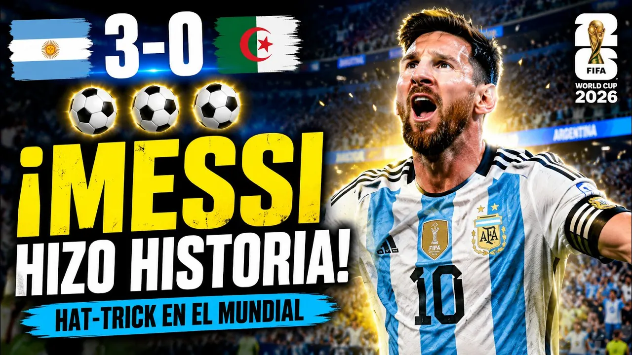 Reproducir: HAT-TRICK DE LIONEL MESSI EN SU DEBUT MUNDIALISTA