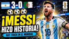 HAT-TRICK DE LIONEL MESSI EN SU DEBUT MUNDIALISTA