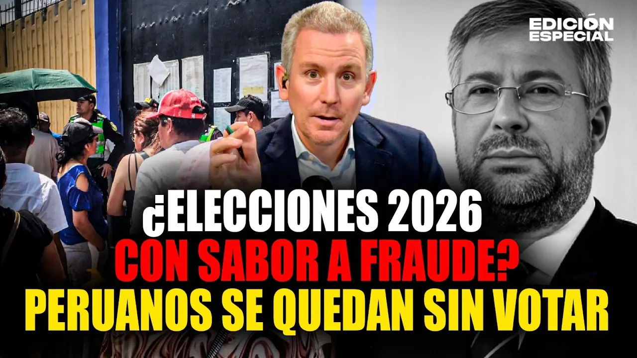 Reproducir: #EnVivo: Elecciones 2026: retrasos y mesas sin abrir dejan a peruanos sin votar