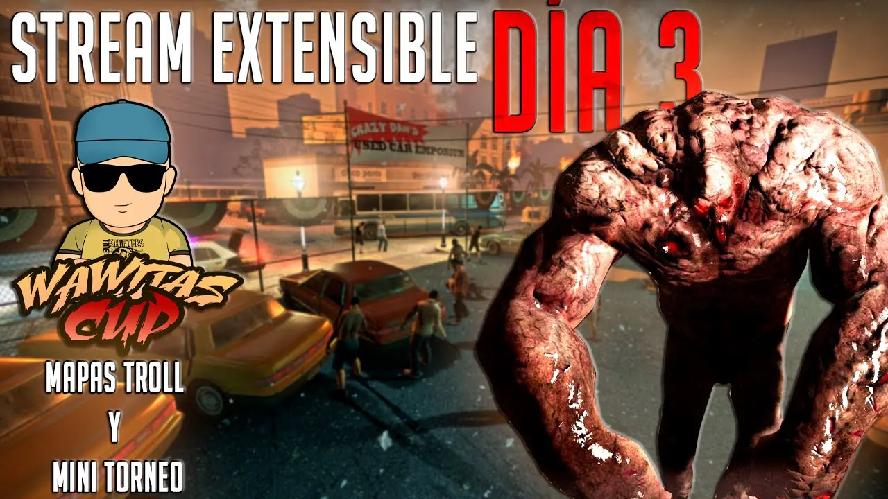 Reproducir: EXTENSIBLE SIN LIMITES!! | DÍA 3 | Mapas Troll | Marvel Rivals | MINI TORNEO L4D2 | HOY CULMINAMOS