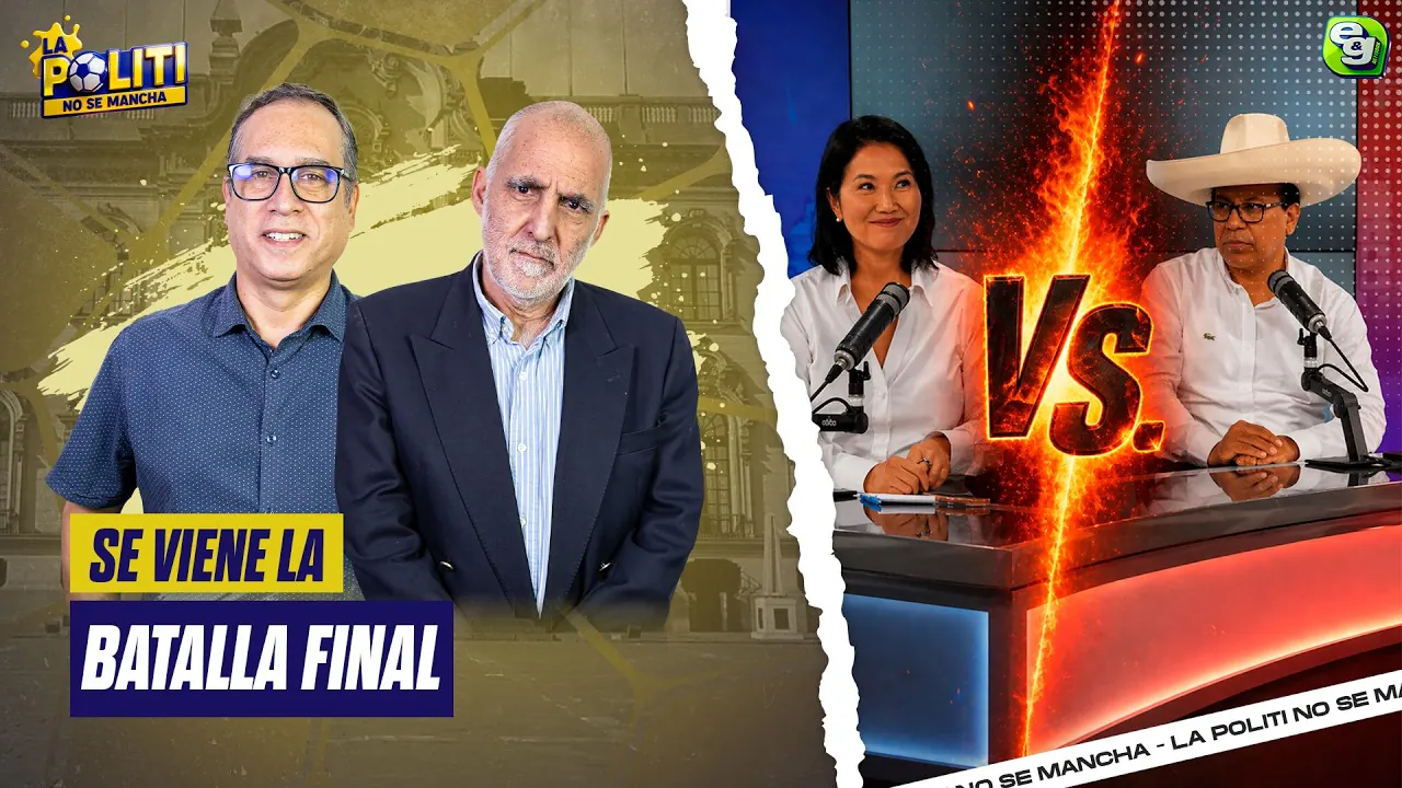 Reproducir: [POLITI] SE VIENE LA BATALLA FINAL: KEIKO FUJIMORI VS ROBERTO SÁNCHEZ 🔥