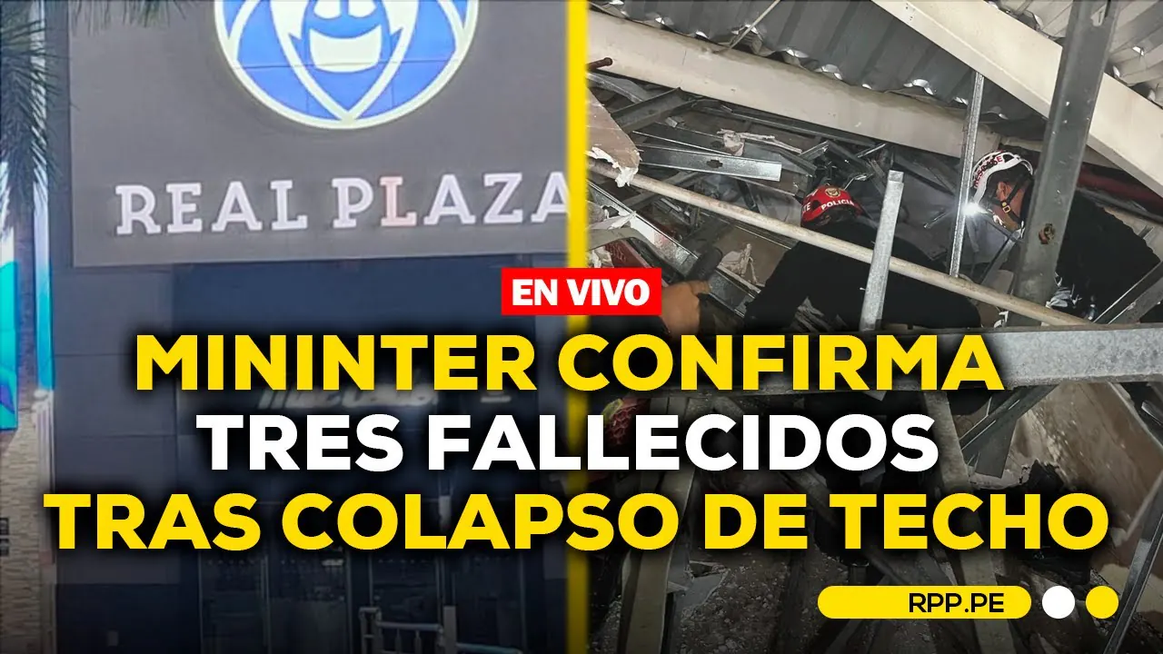 Reproducir: Trujillo: colapsa techo en patio de comidas de centro comercial #EnVivo