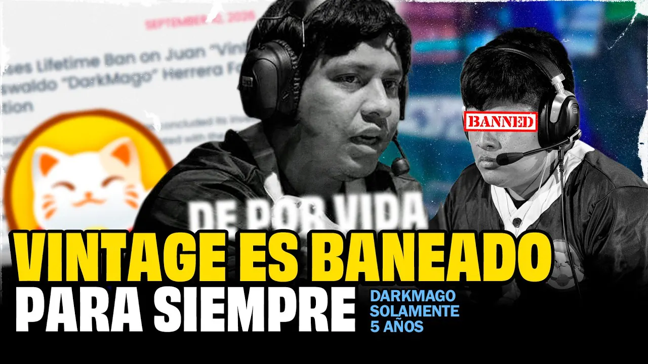 Reproducir: DOTA 2: VINTAGE es BANEADO DE POR VIDA y DARKMAGO 5 AÑOS - Panshow