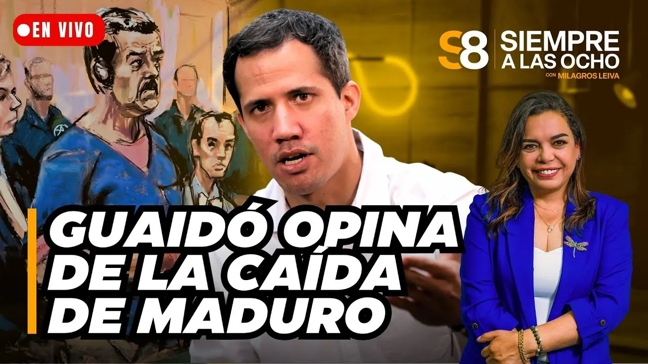 Reproducir: 🟡 JUAN GUAIDÓ HABLA EN VIVO SOBRE LA CAPTURA A MADURO Y PANORAMA EN VENEZUELA | Siempre a las ocho