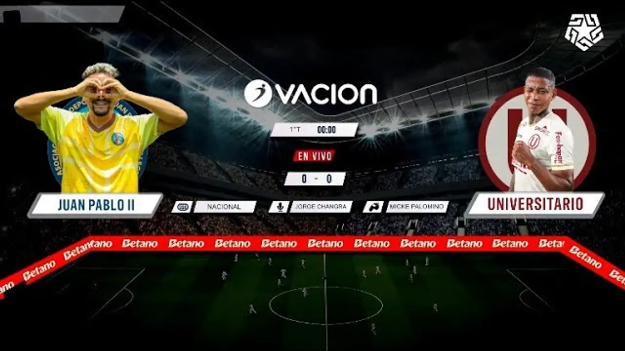 Reproducir: 🔴 #ENVIVO | LIGA 1 TE APUESTO | JUAN PABLO II vs UNIVERSITARIO POR RADIO OVACIÓN