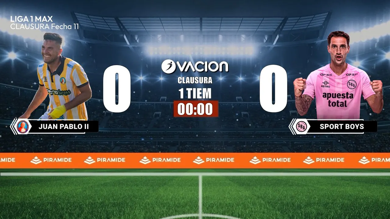 Reproducir: JUAN PABLO II vs SPORT BOYS por RADIO OVACION | LIGA 1 MAX