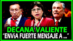 ¡Respaldo Total! Delia Espinoza y el Mensaje que sacude al Congreso