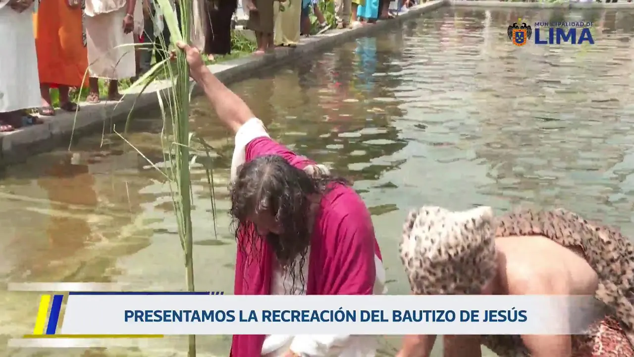 Reproducir: Recreación del bautizo de Jesús. 17 de abril.