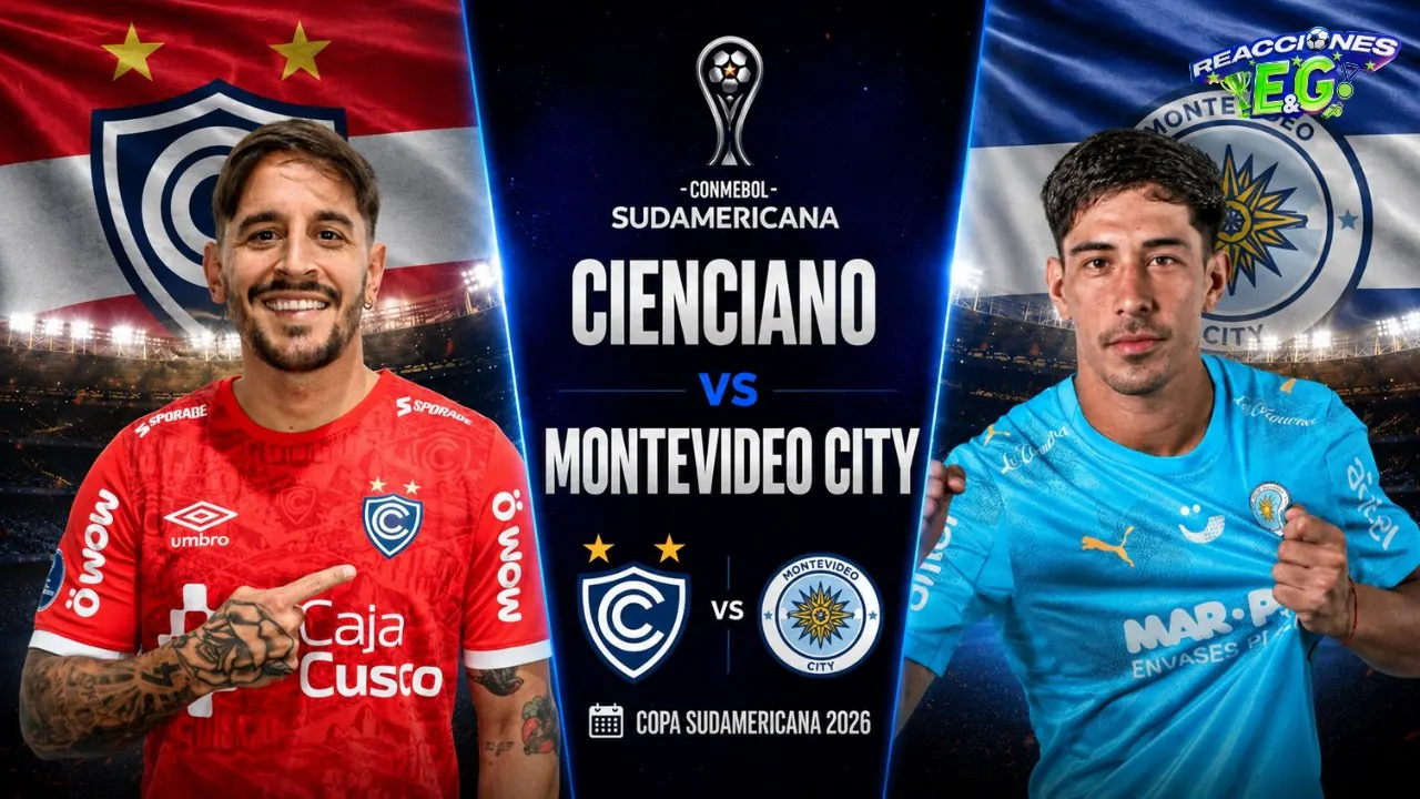 Reproducir: [REACCION] CIENCIANO VS MONTEVIDEO CITY REACCIÓN EN VIVO | COPA SUDAMERICANA 2026