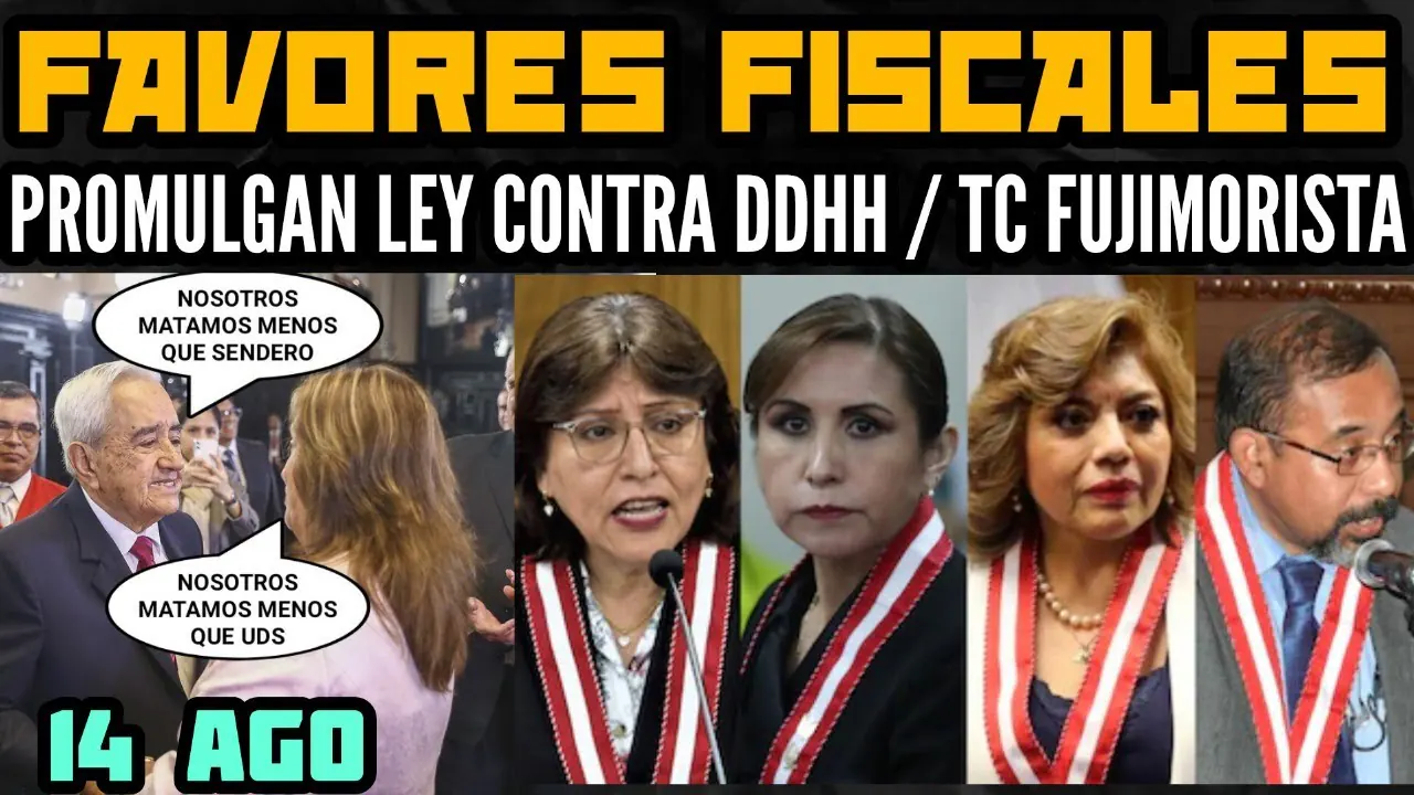 Reproducir: LA VERDAD SOBRE DELIA ESPINOZA Y PATRICIA BENAVIDES / PROMULGAN LIBERTAD DEL GRUPO COLINA - 14 AGO