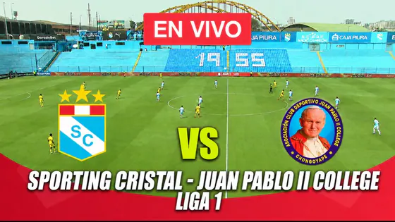 EN VIVO | Sporting Cristal vs Juan Pablo II desde el Estadio Alberto Gallardo