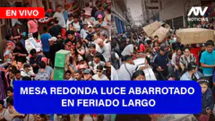 Fe de Erratas | MESA REDONDA LUCE ABARROTADO EN FERIADO LARGO - ATV+