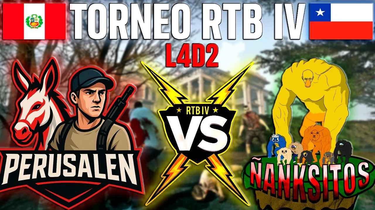 Reproducir: TORNEO RTB IV LEFT 4 DEAD 2 | Perusalen VS Ñanksitos | Perú VS España/CH/PE | RONDA 1 |