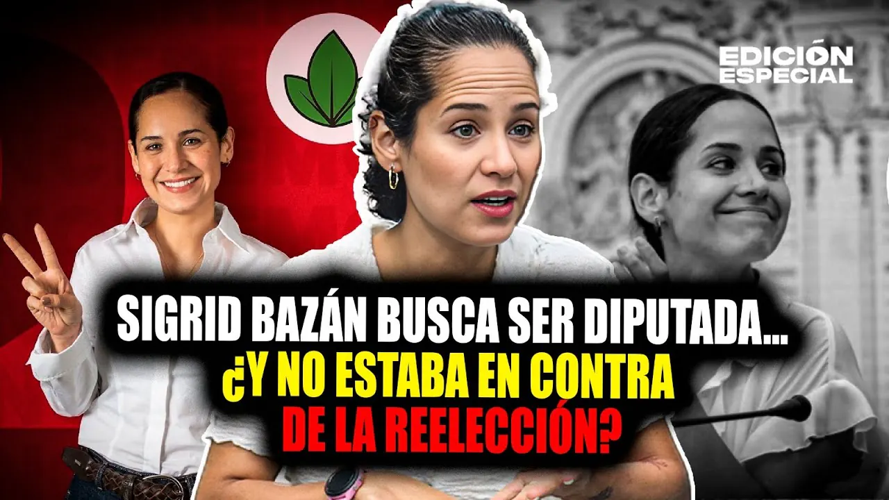 Reproducir: #EnVivo Sigrid Bazán busca ser diputada pese haber estado en contra de la reelección