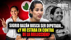 #EnVivo Sigrid Bazán busca ser diputada pese haber estado en contra de la reelección