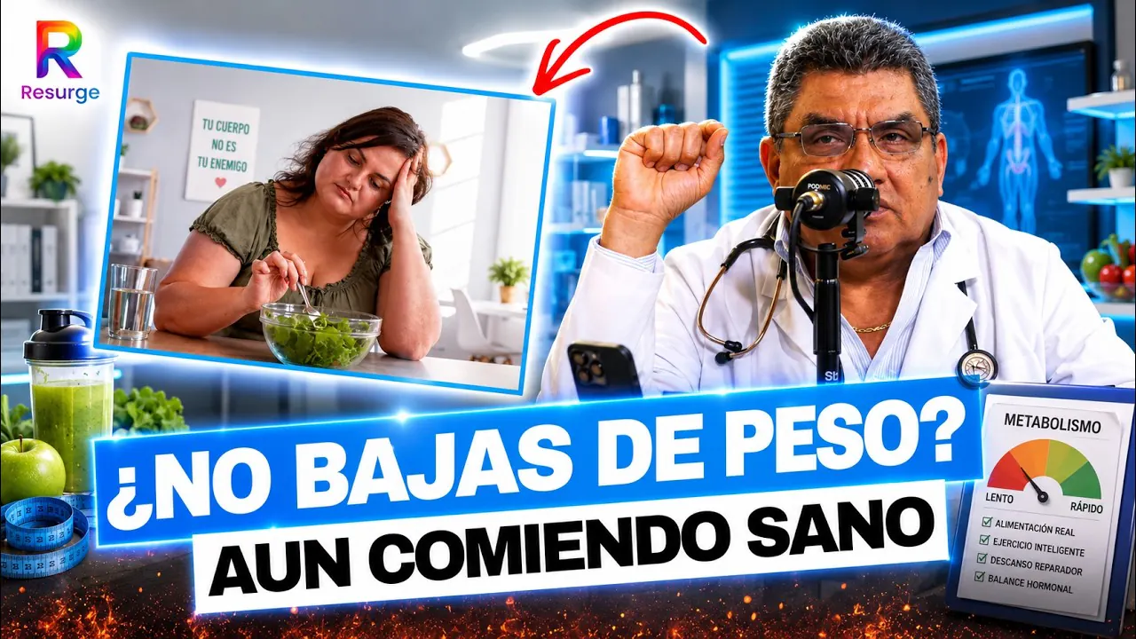 Reproducir: 🔥¿POR QUÉ NO BAJO DE PASO SI COMO SALUDABLE? | 🧬 Dr. Olaya Responde