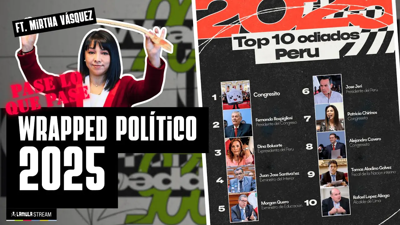 Reproducir: Wrapped político 2025: los más odiados en Perú y el golpe contra Delia Espinoza | PLQP