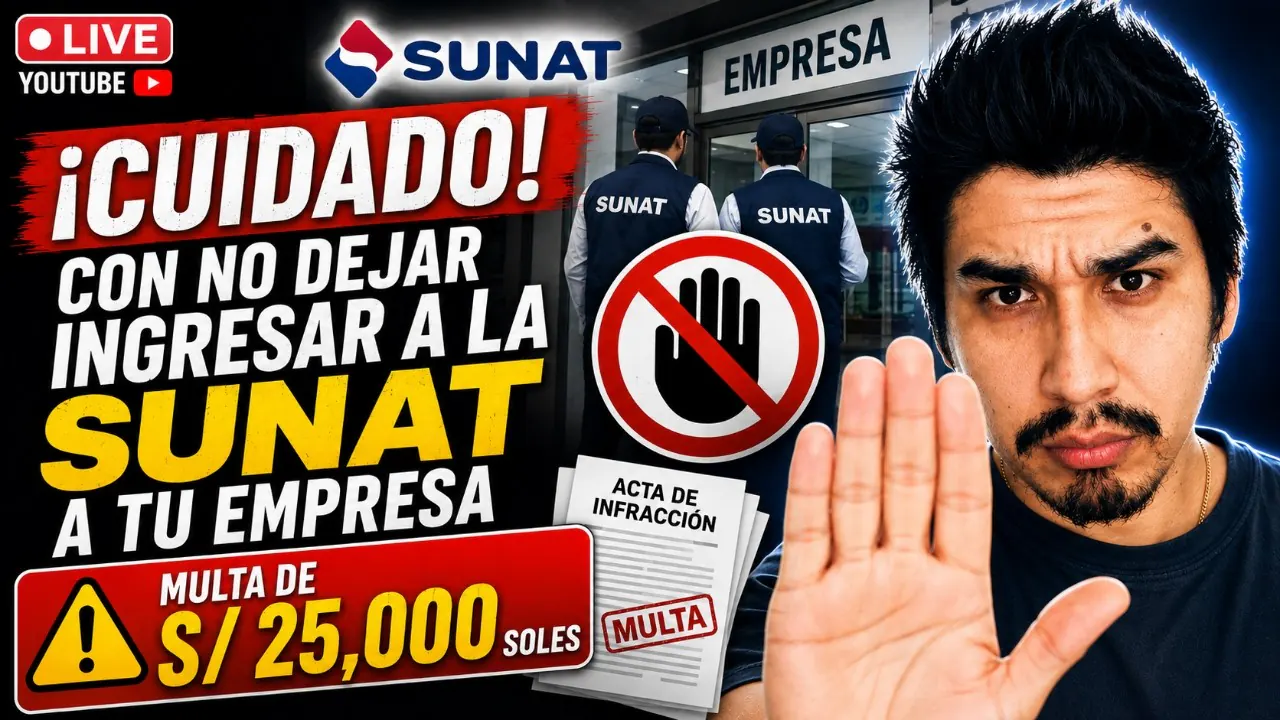 Reproducir: Cuidado con no dejar ingresar a la SUNAT a tu empresa.