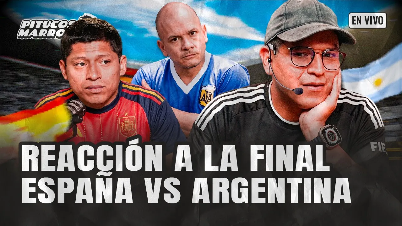 Reproducir: REACCIÓN A LA FINAL: ARGENTINA VS ESPAÑA (FT. STONER, MIGUELITO Y MCZORRO)