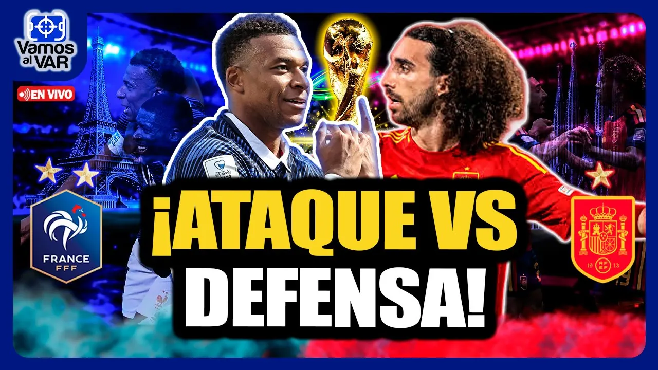 Reproducir: EN VIVO⚡Francia vs España: ¿el mejor ataque podrá romper la defensa española en el Mundial?