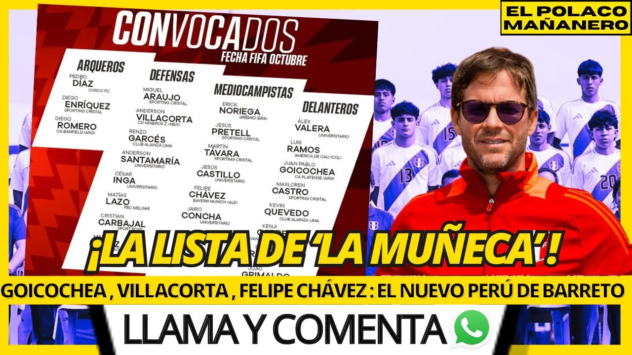 Reproducir: CONTRA CHILE : BARRETO LIMPIA LAS VACAS SAGRADAS EN SU CONVOCATORIA