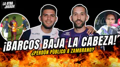 DEL ROCE AL ARREPENTIMIENTO: BARCOS SE DISCULPA CON ZAMBRANO